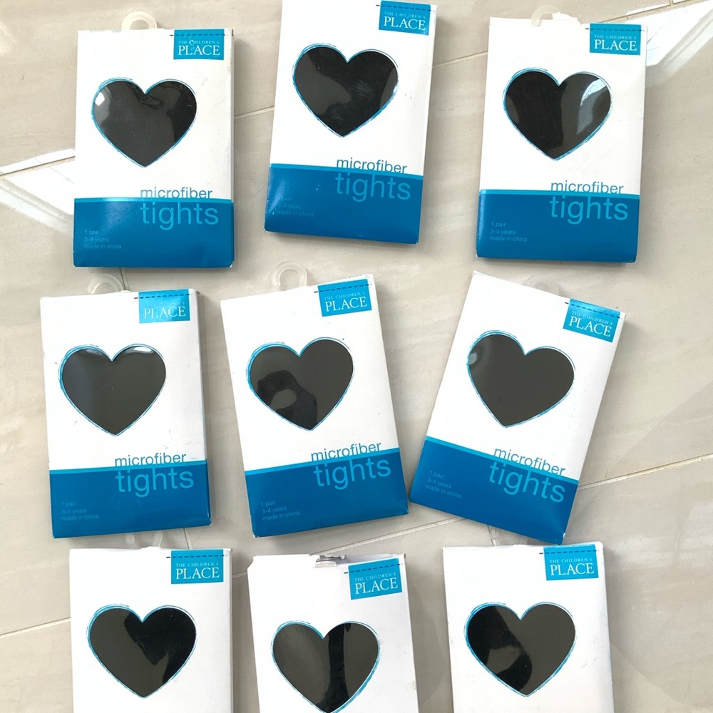 Bundle of 9 Kid Microfiber Tights
